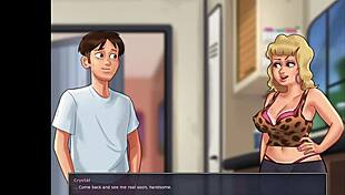 Busty stepmom fucked hard by dude with huge cock in summertime saga hentai