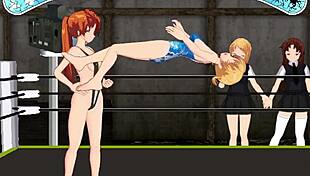 Sofia Battles Nina in Lesbian Catfight