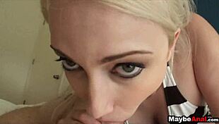 Blonde bimbo gets a dick up her ass in outdoor pickup scene. 😈