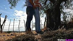 big ass latina loves outdoor fucking and sensual stripping