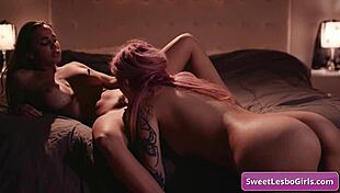 Aidra fox and evelyn claire devour juicy pussies with deep fingering