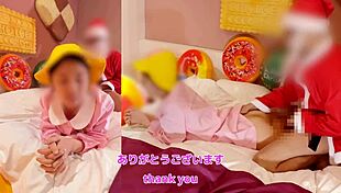 Santa’s helper gets pregnant in this hot cosplay video