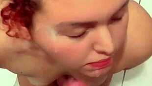 Amateur prostitute receives facial cumshot