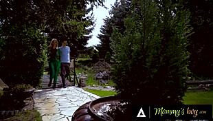 Cock Hungry Mature Cougar Destroyed By Hung College Boy She Babysits In Rough Doggy