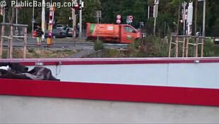 Very Cute 18+ Girl Public Gangbang