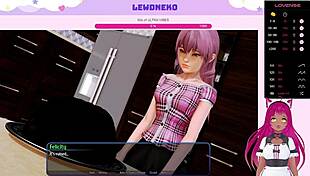 Vtuber LewdNeko, ready to dominate in Harem Hotel 24?