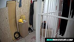 i'm gettin' this intensive orgasm from the masseuse's fingering, bent over in missionary position with blonde european hardcore fetish