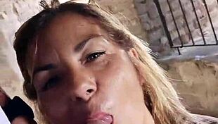 Wow, check this couple banging with a monster cock in a medieval village setting!