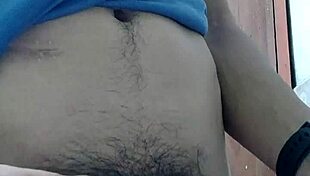 Horny twink cums after ex leaves!