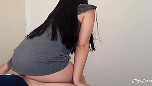 Big ass university roommate wanted bareback creampie before classes 😏