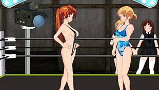 Sofia Battles Nina in Lesbian Catfight