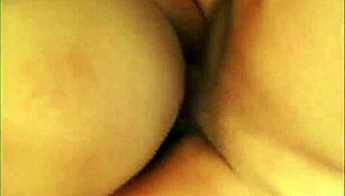 Young Asian babe teases, rips clothes, rides in doggystyle and cowgirl, tattoos on display, ends with cum on tits.