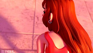 Wendy dives into pool passion with monster cock cumshot facial