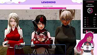 Vtuber LewdNeko, ready to dominate in Harem Hotel 24?