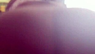 wow, this big ass ebony is riding so hard in pov!