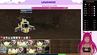 Vtuber Lewdneko Plays Evenicle Part 18 With Big Tits