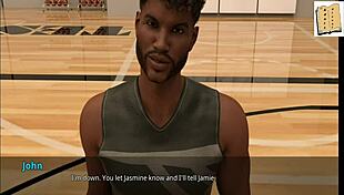 Gorgeous brunette Katie deepthroats cock!