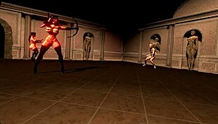 in this citor3 femdomination 2 3d vr game, the mistress rides cowgirl anal on the male with her futa cock