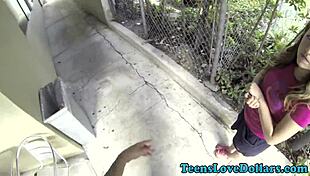 i saw that teen get jizzed outdoors