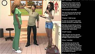 Feeling the small gesture in this intense 3d cartoon sex episode