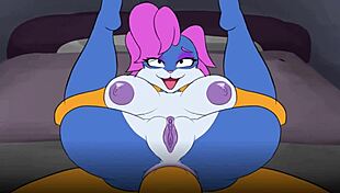 pepper paladin bangs to the music, licking pussy and assfucking with wild energy