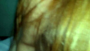 Redhead wife gets fucked hard until pussy gapes and cums on cock!