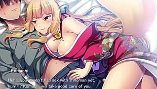 Fox Girl Gives Morning Blowjob In Hentai Game Ep1