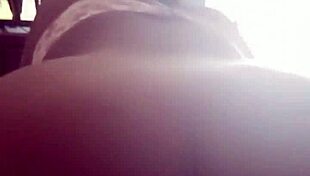 wow, this big ass ebony is riding so hard in pov!