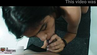 Fucking my stepsister's pussy during workout?