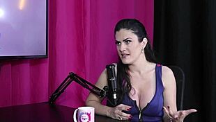 Amanda Smell Starts As Escort In Sheer Red Lingerie