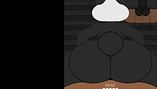 Hairless ass banged doggystyle with big cock cum