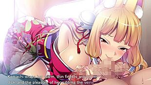 Fox Girl Gives Morning Blowjob In Hentai Game Ep1