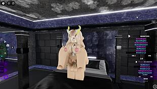 Blonde succubus savors cat boy's hardcore dick