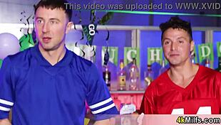 its free use fuck day in stadium with pretty blonde waitress 😈 group action