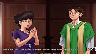 mature hentai milf with big tits gives her husband in anime summer saga 😏💦