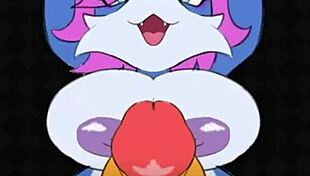 pepper paladin bangs to the music, licking pussy and assfucking with wild energy