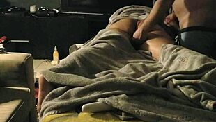 i'm massaging my oiled wife, turning it into oral sex