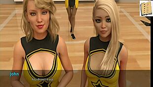 Gorgeous brunette Katie deepthroats cock!