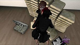 mafia dolls tease with steamy 3d anal play in anime