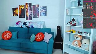 Stormtrooper Cosplay Slut Fingers Herself on Webcam Chat