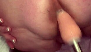 subtle ass stretching with machine for first time anal