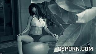 Spy cam catches busty Brandy Aniston in hardcore anal sex