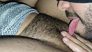 i give my bitch a good oral session in our amateur video.