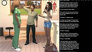 Feeling the small gesture in this intense 3d cartoon sex episode