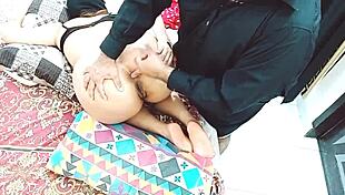 pakistani step mom helps with assfucking cum