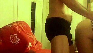 174 - fucking blonde milf in dress satin panty fishnet heels