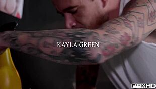 roping spanking and ass fucking gives kayla green so many orgasms in the studio