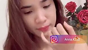 why does anna k102 show flat tits on instagram?