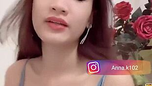 why does anna k102 show flat tits on instagram?