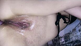 the russian chick is groaning so loud